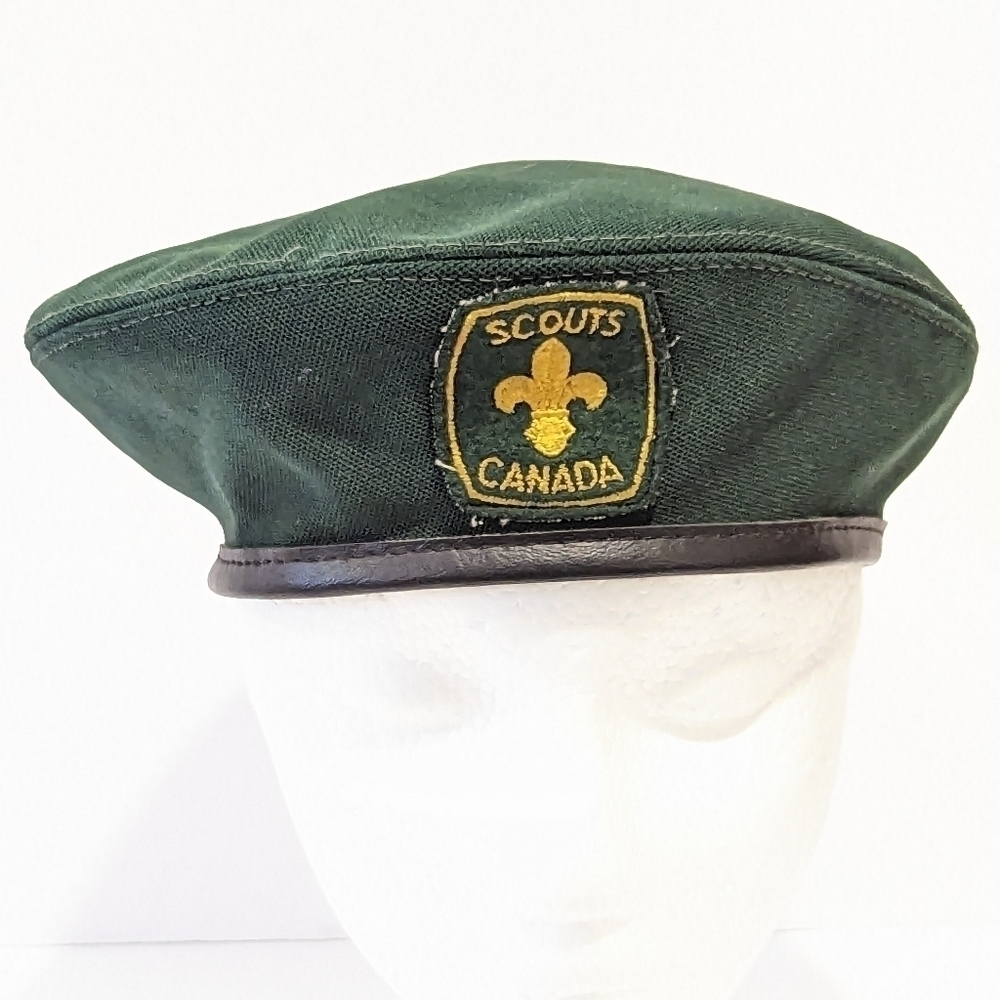 2/$20 Vintage Boy Scouts Canada Green Beret